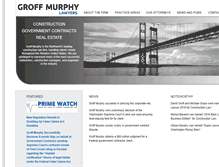 Tablet Screenshot of groffmurphy.com
